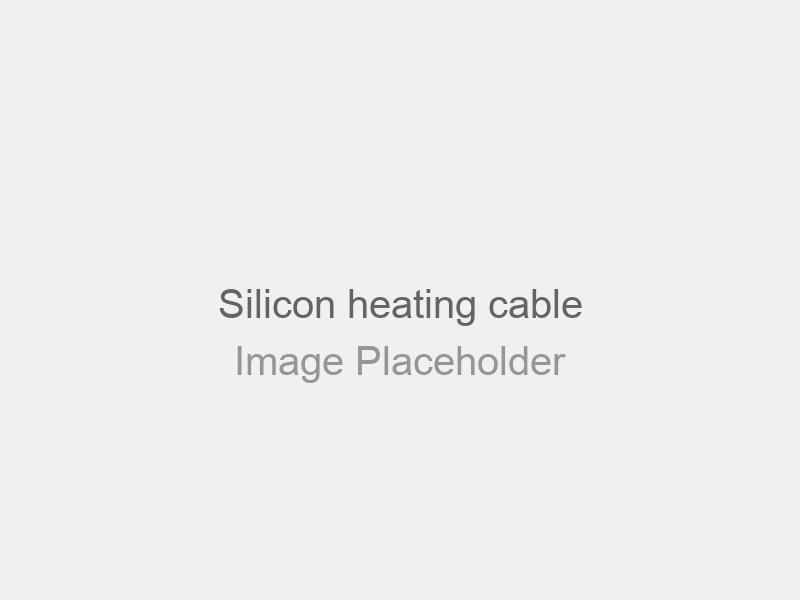 Silicon heating cable